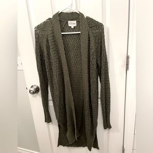 Olive + Oak | crochet | long cardigan